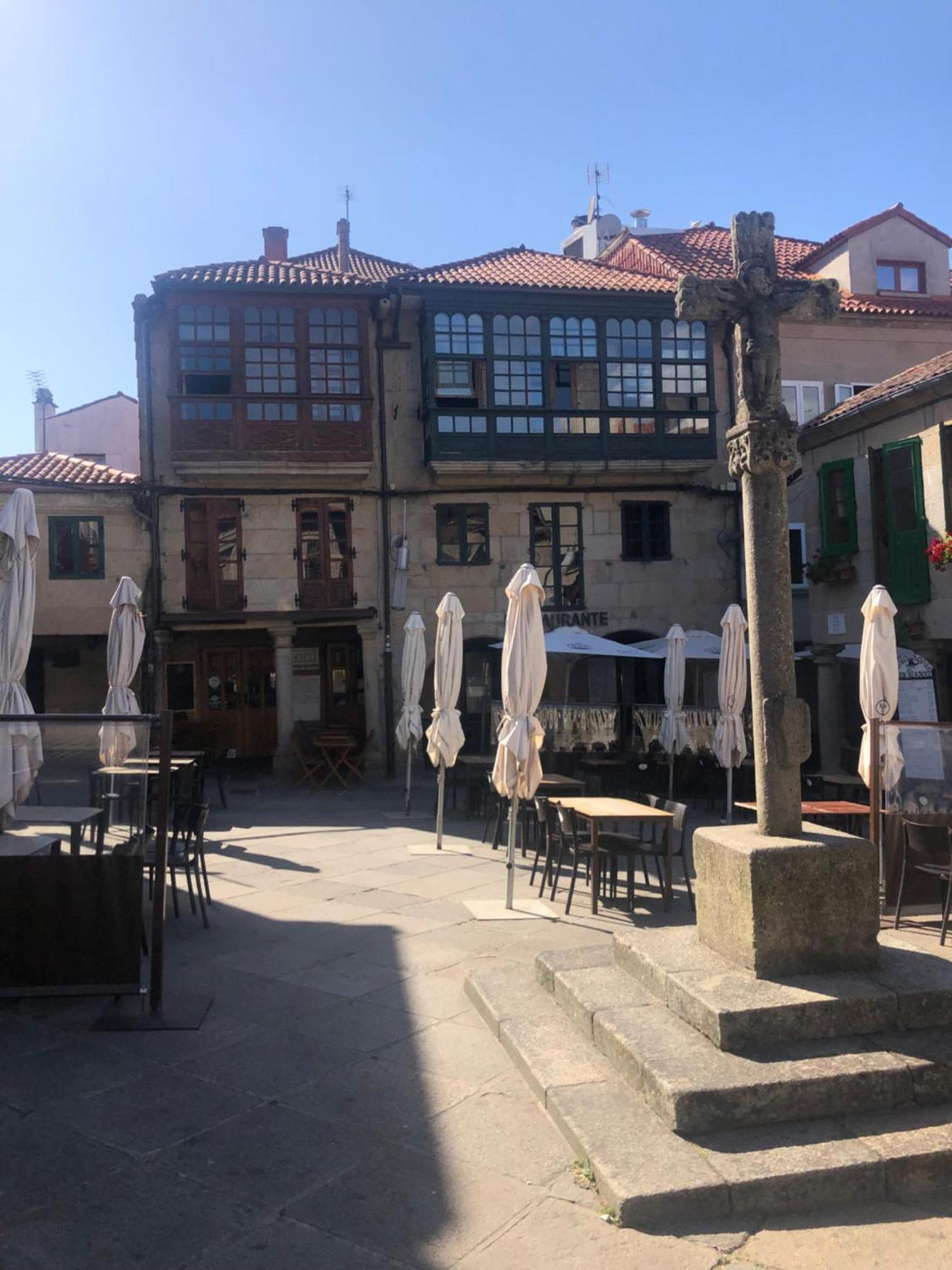 Casa Emblematica Rosarillo Plaza De La Lena Lägenhet Pontevedra Exteriör bild